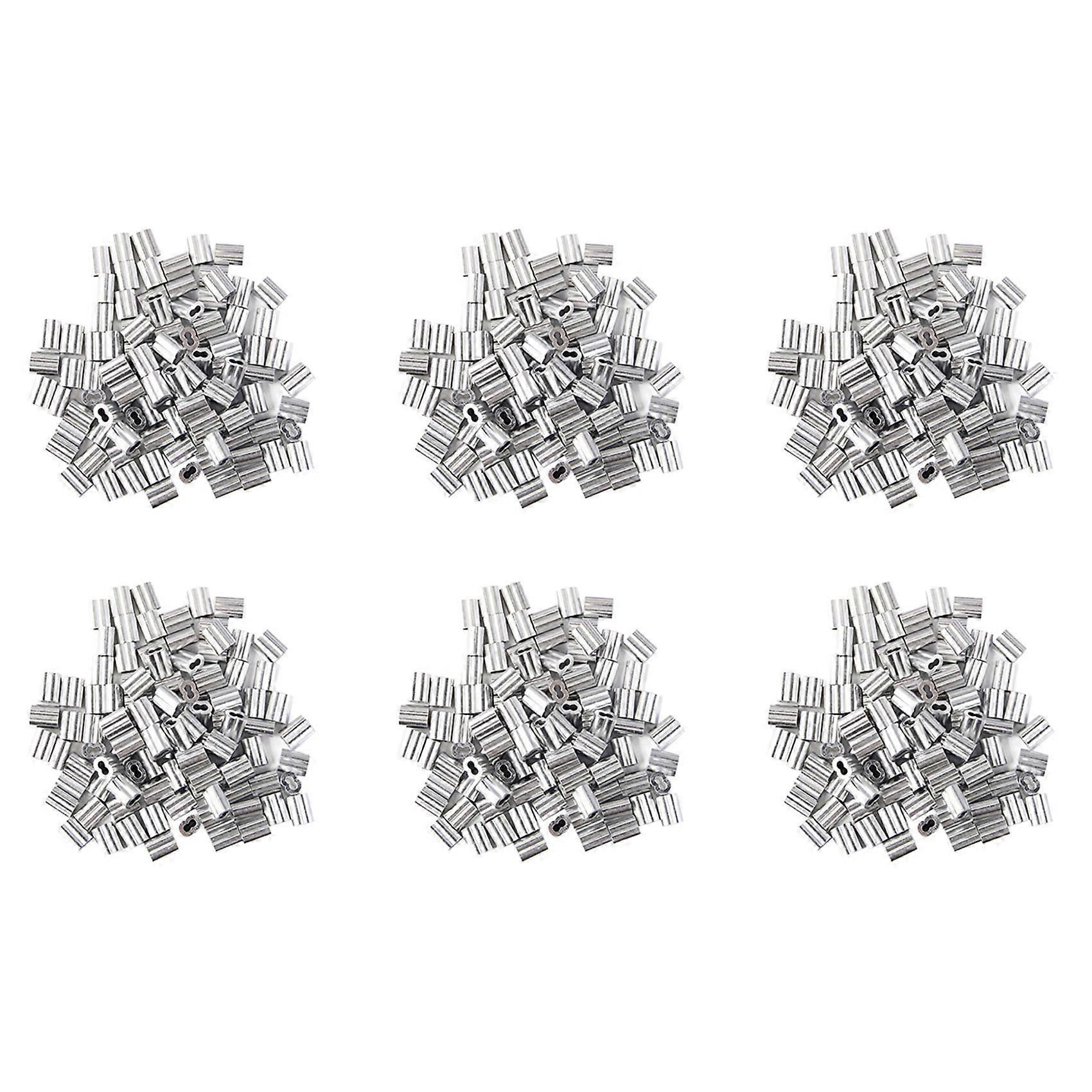 720x Aluminum Crimping Loop Sleeve for 2mm Diameter Wire Rope and Cable