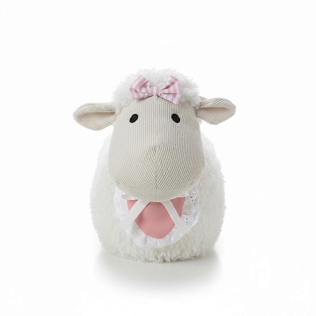 Star Cube Door Stopper with Handle Herringbone Design Sand Filled Door Holder