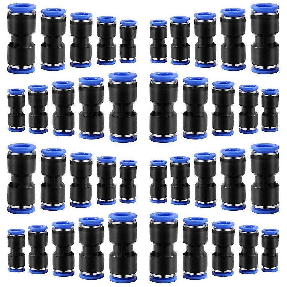 Quick Coupler Kit, (4mm/6mm/8mm/10mm/12mm)40 PCS