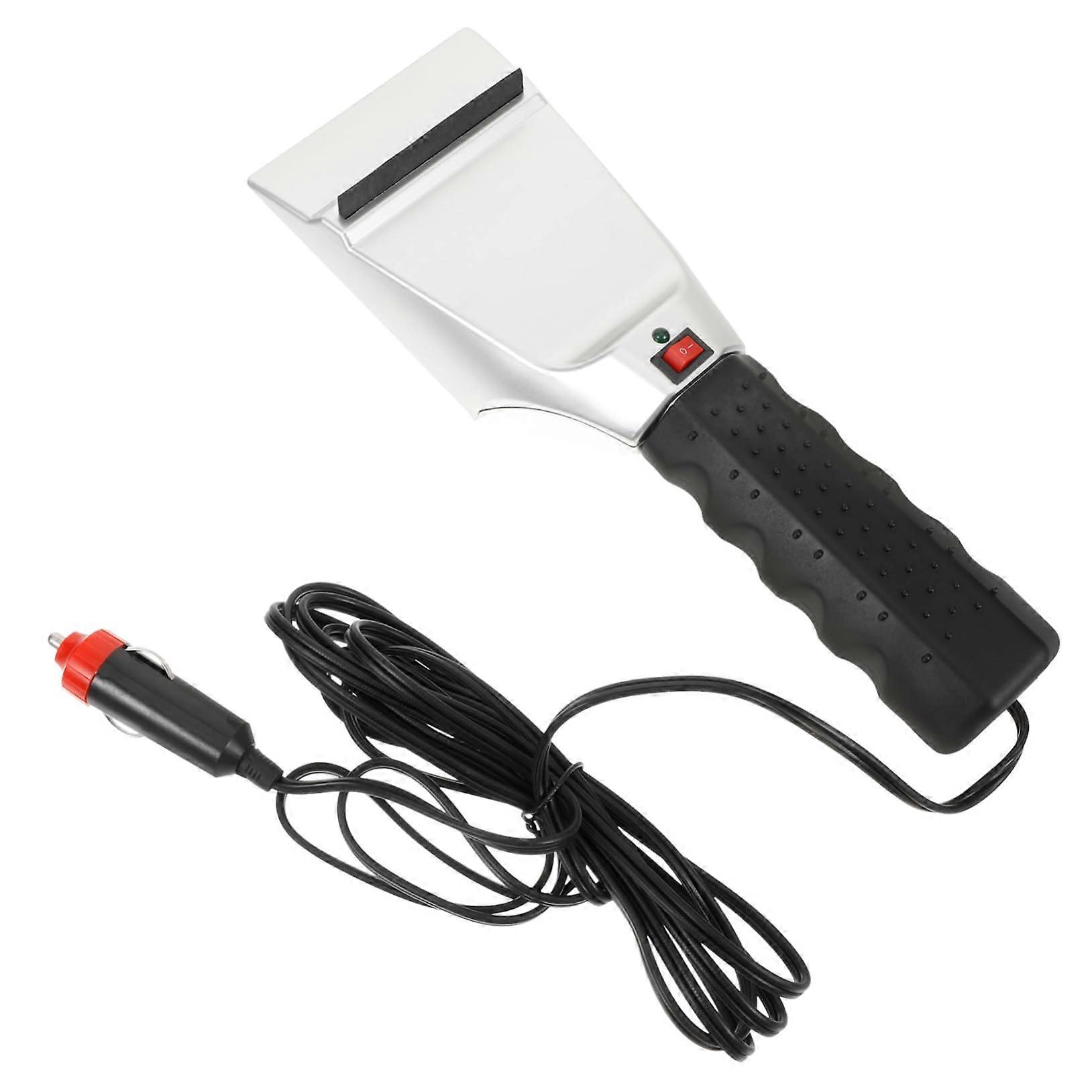 Car Snow Shovel and Heated Ice Scraper for Cars Winter Scratch Snow Removal Tool