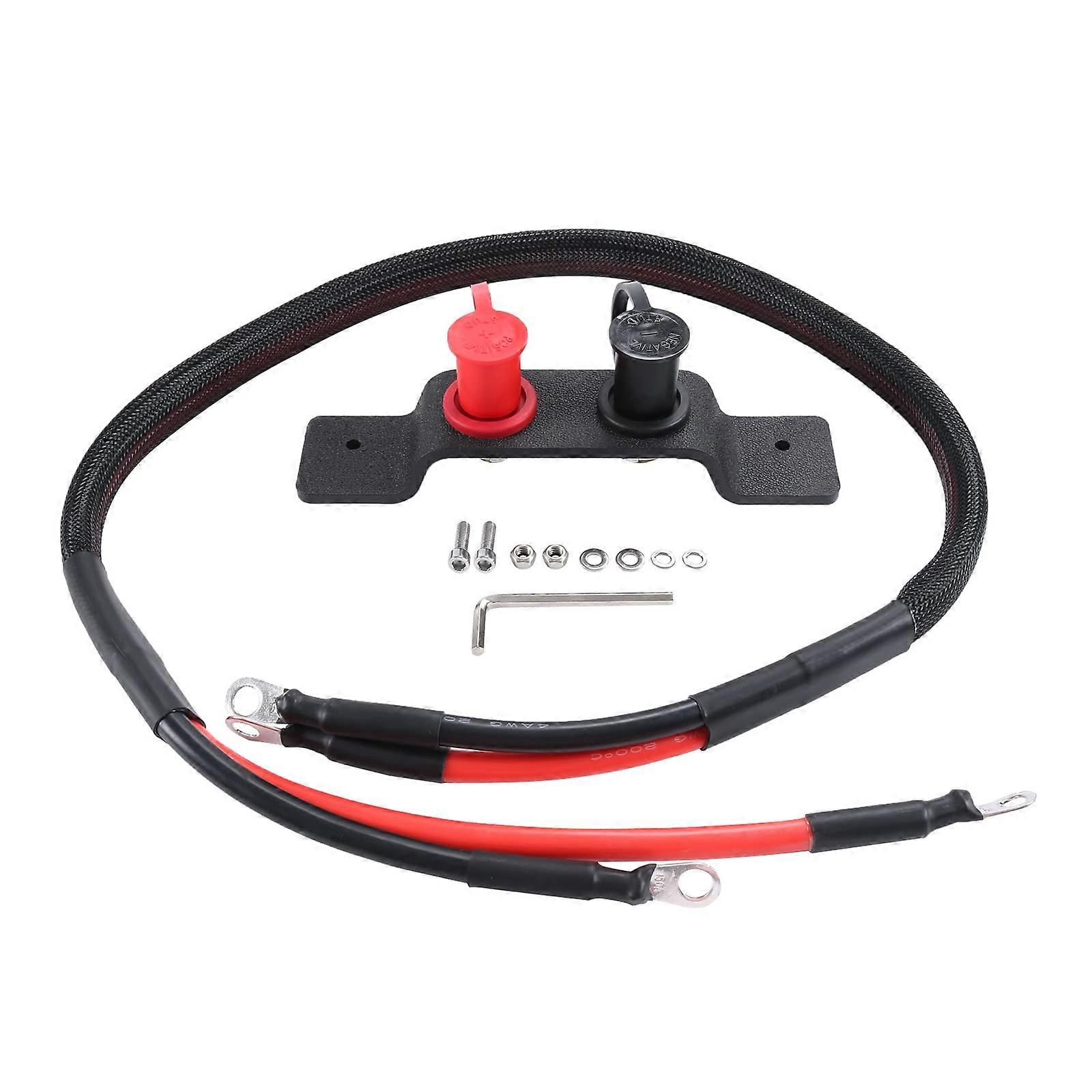 UTV Battery Jump Post Kit with Waterproof Harness and HeavyDuty Cables for CanAm Maverick X3