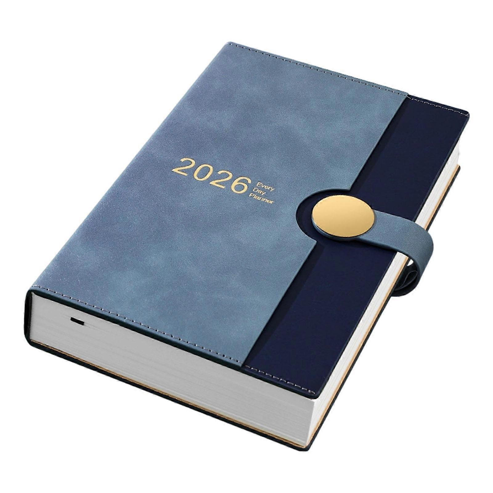2026 Weekly Monthly Calendar Notebook For Detailed Scheduling Planner Journal Schedule Notebook Work Planner Ergonomic  Sky Blue
