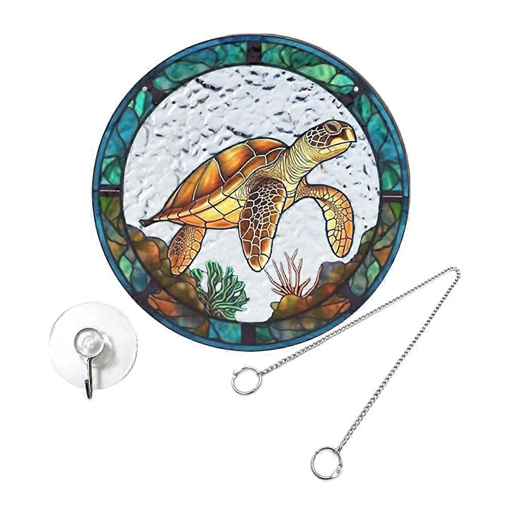 Acrylic Pendant Turtle Decor for Window Hanging 4Sets