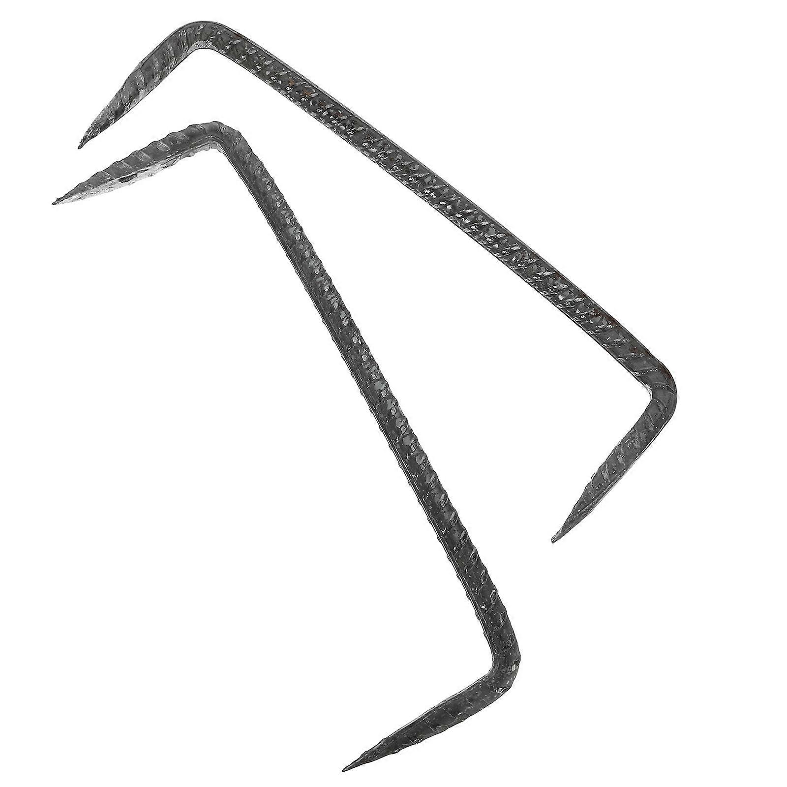 Steel Woodworking Nails for Fixing with Double Pointed Tips 2Pcs