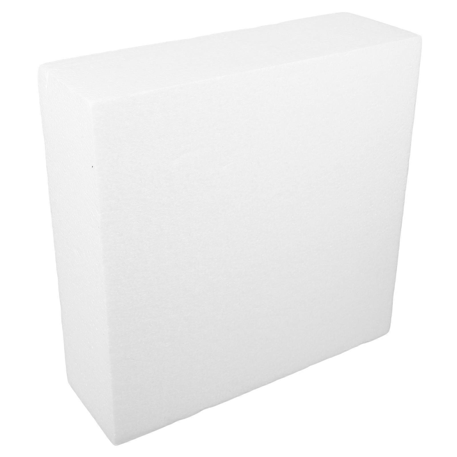 Craft Foam Cube for DIY Use Smooth Blank Foam Cube Convenient 1 Piece