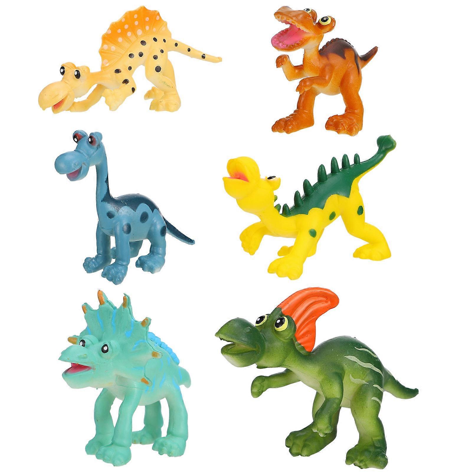 Plastic Dinosaur Model Toy Educational Set with 18Pcs for Kids Learning