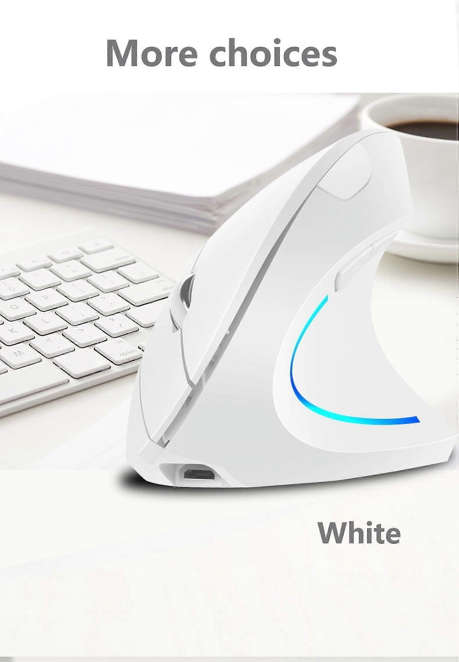 H1 ergonomic vertical wireless mouse charging 2.4G computer notebook stereo mouse in stock