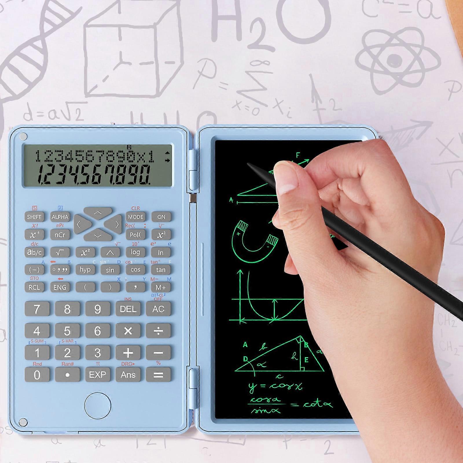 Mouliraty Multi-function Calculator with 12-digit Display, LCD Handwriting Tablet, Ideal for Office, School, Home and Business Use