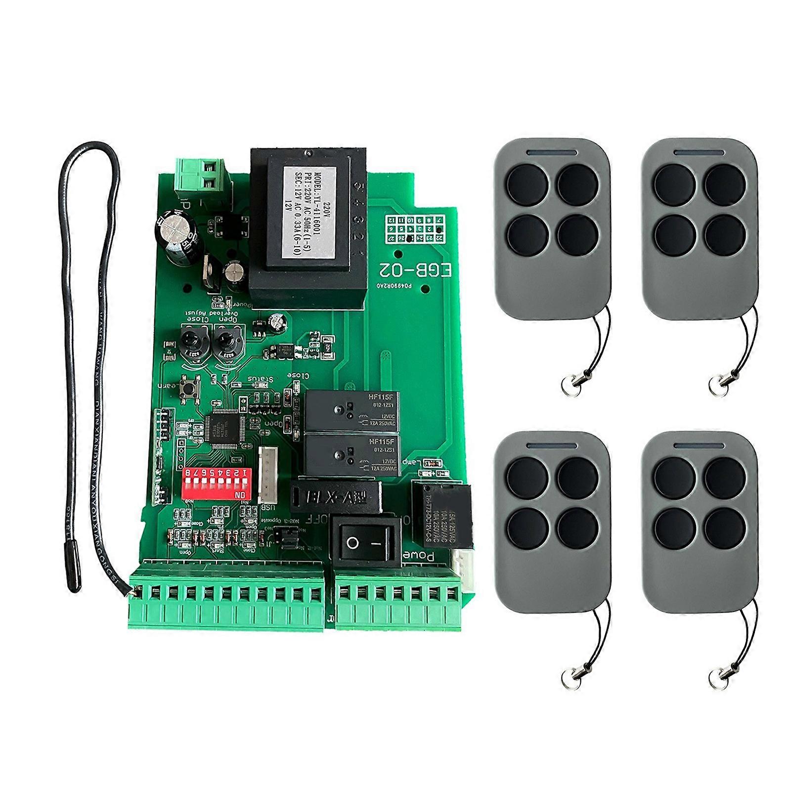 Strong Motor Control Board for Automatic Sliding Gate Featuring Rolling Code Not Theft Overload Protect Dust Resist Multicolor