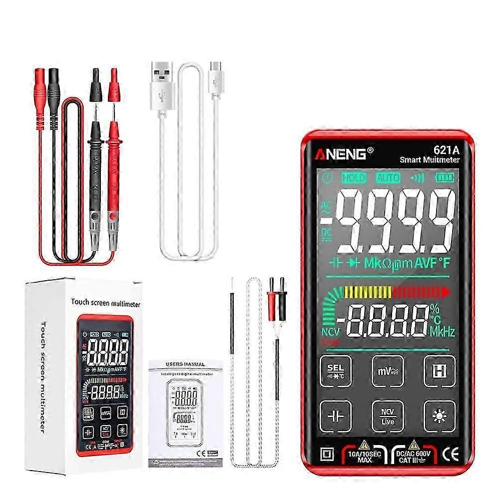 Screen Touch Digital Multimeter Full Screen Touch Display Smart Digital Multimeter