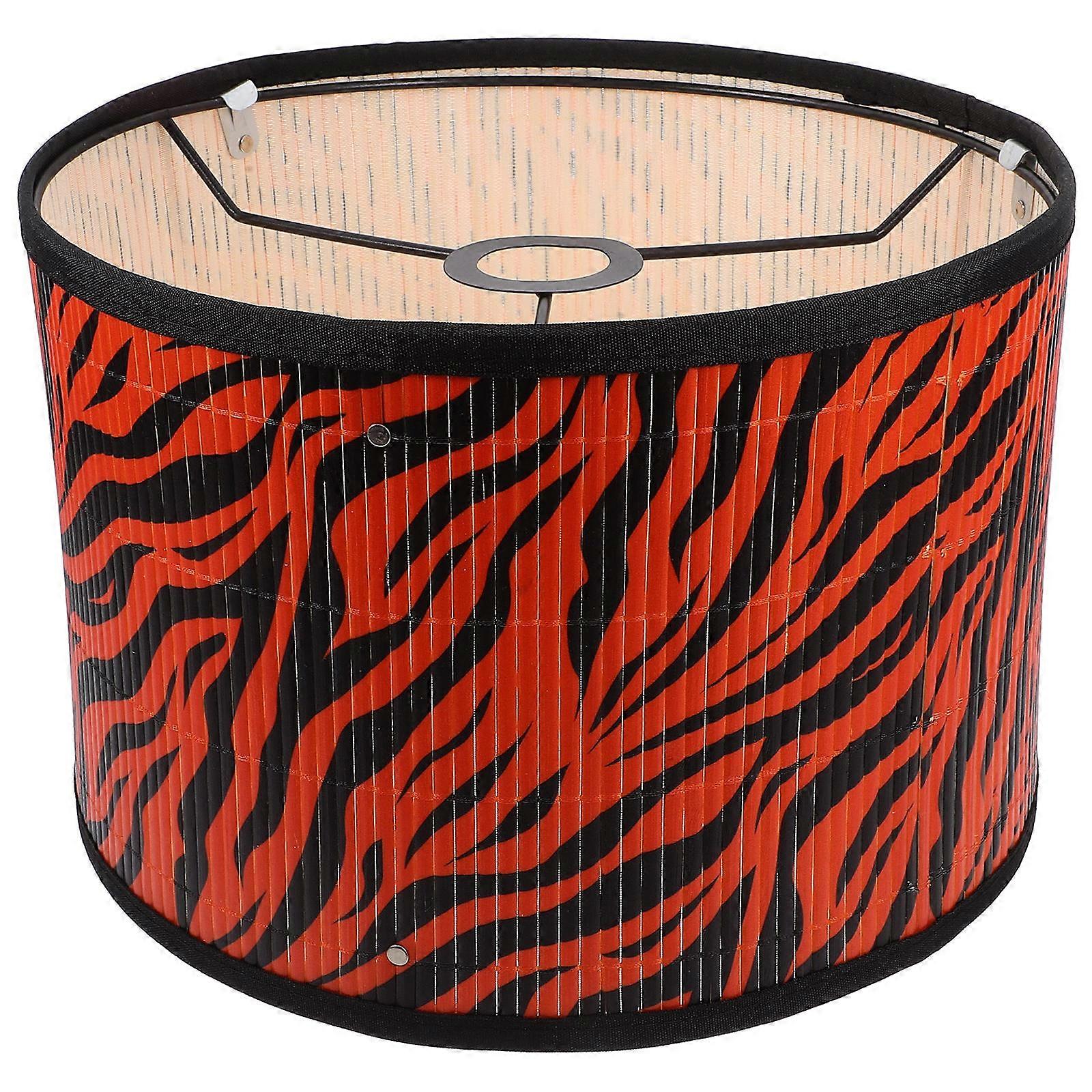 Delicate bamboo Patterned Lamp Shade 2Pcs Versatile For Pendant Light Wall Light 11.79X11.79X7.86in Light Diffusion