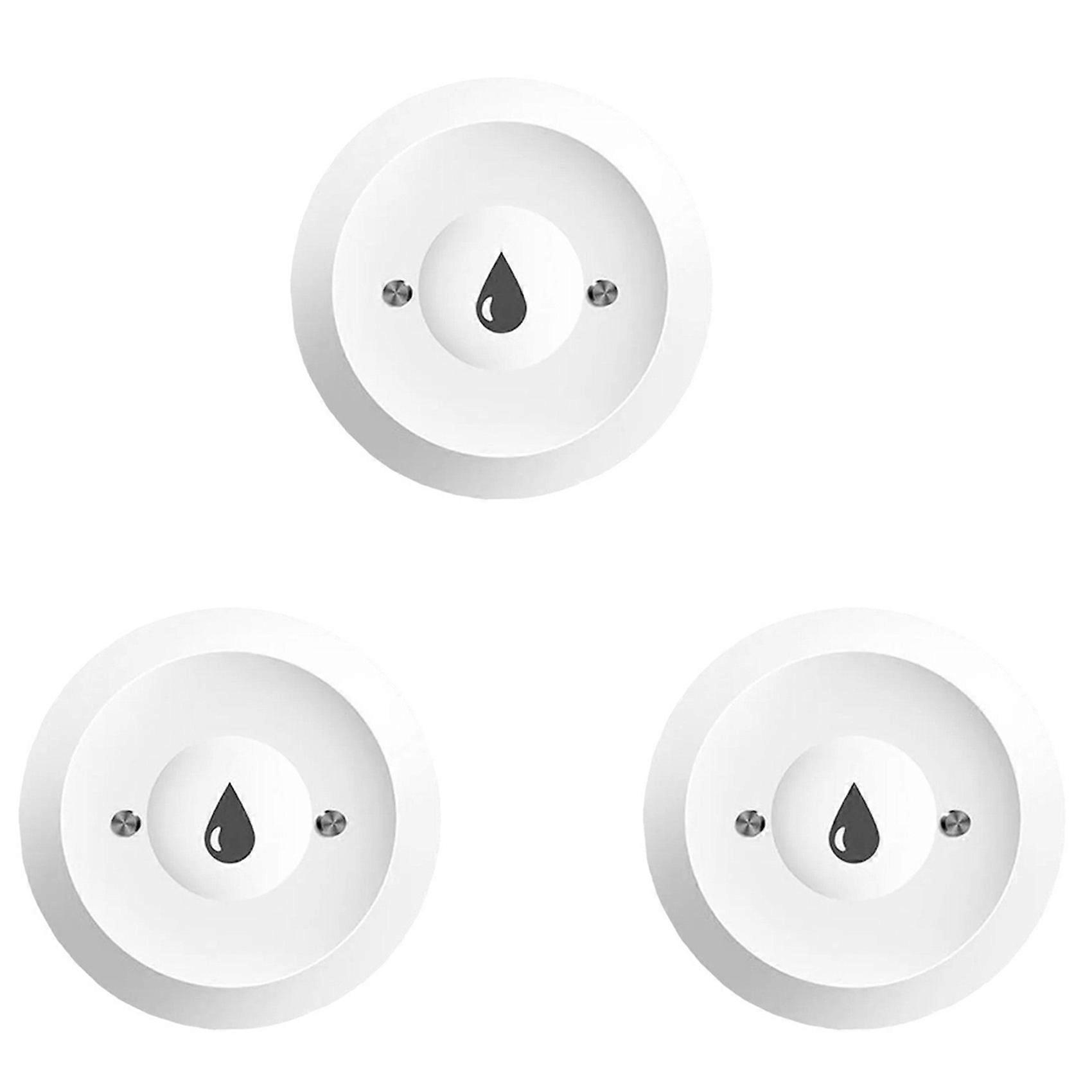 3X ZigBee TUYA Smart Water Leak Detector, Flood Sensor, Remote Monitoring Via Tuya Zigbee Gateway, Water Tank Full Alarm