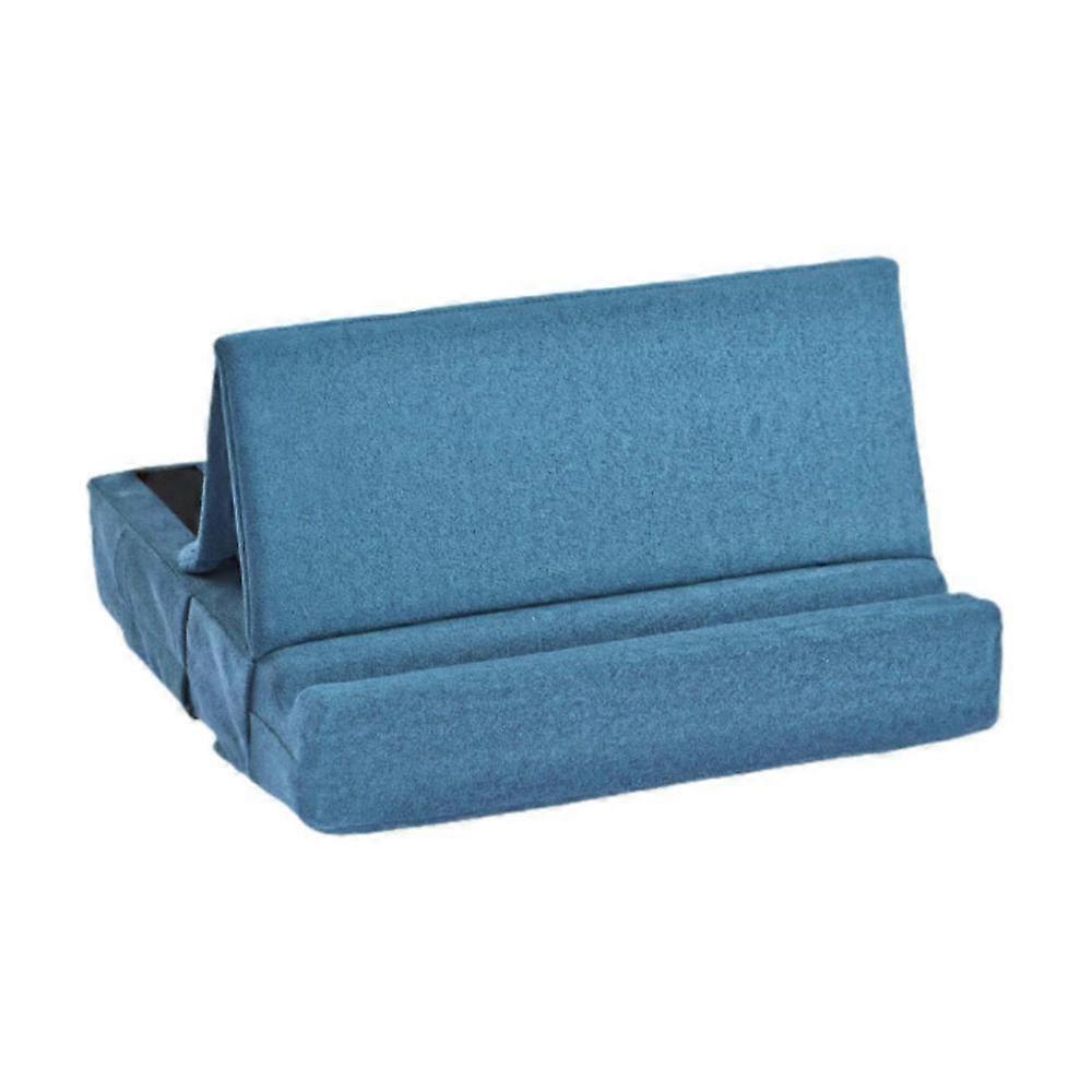 Foldable Tablet Pillow Stand with Storage Pocket and Adjustable Angles