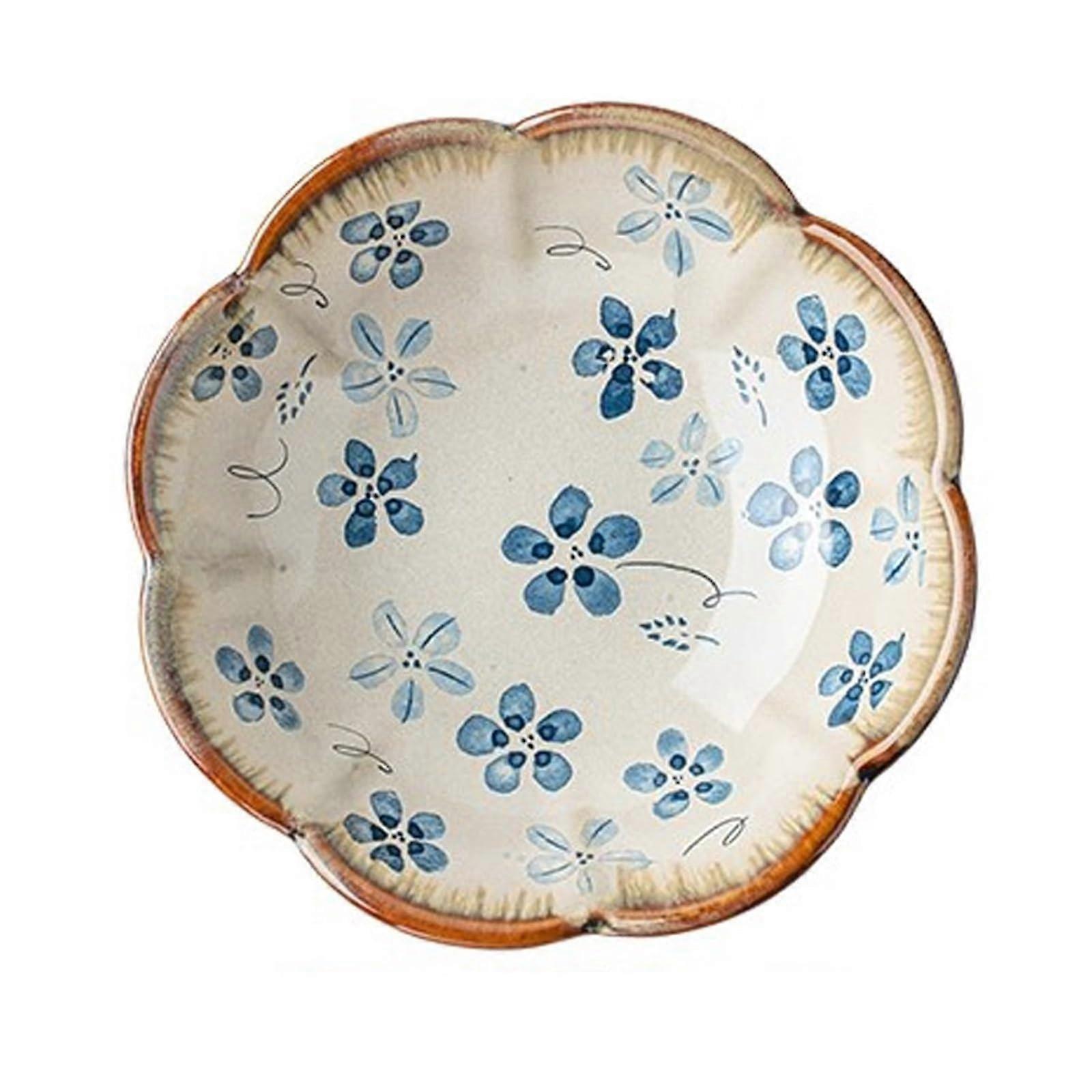 Ceramic Snack Plates and Small Sauce Bowls with NonSlip Stackable Design for Condiments and Desserts