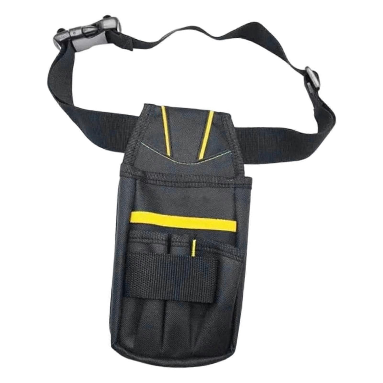 Tool Belt Bag with Large Capacity Storage, Durable 600D Fabric and MultiPocket Vinyl Wrap Organizer