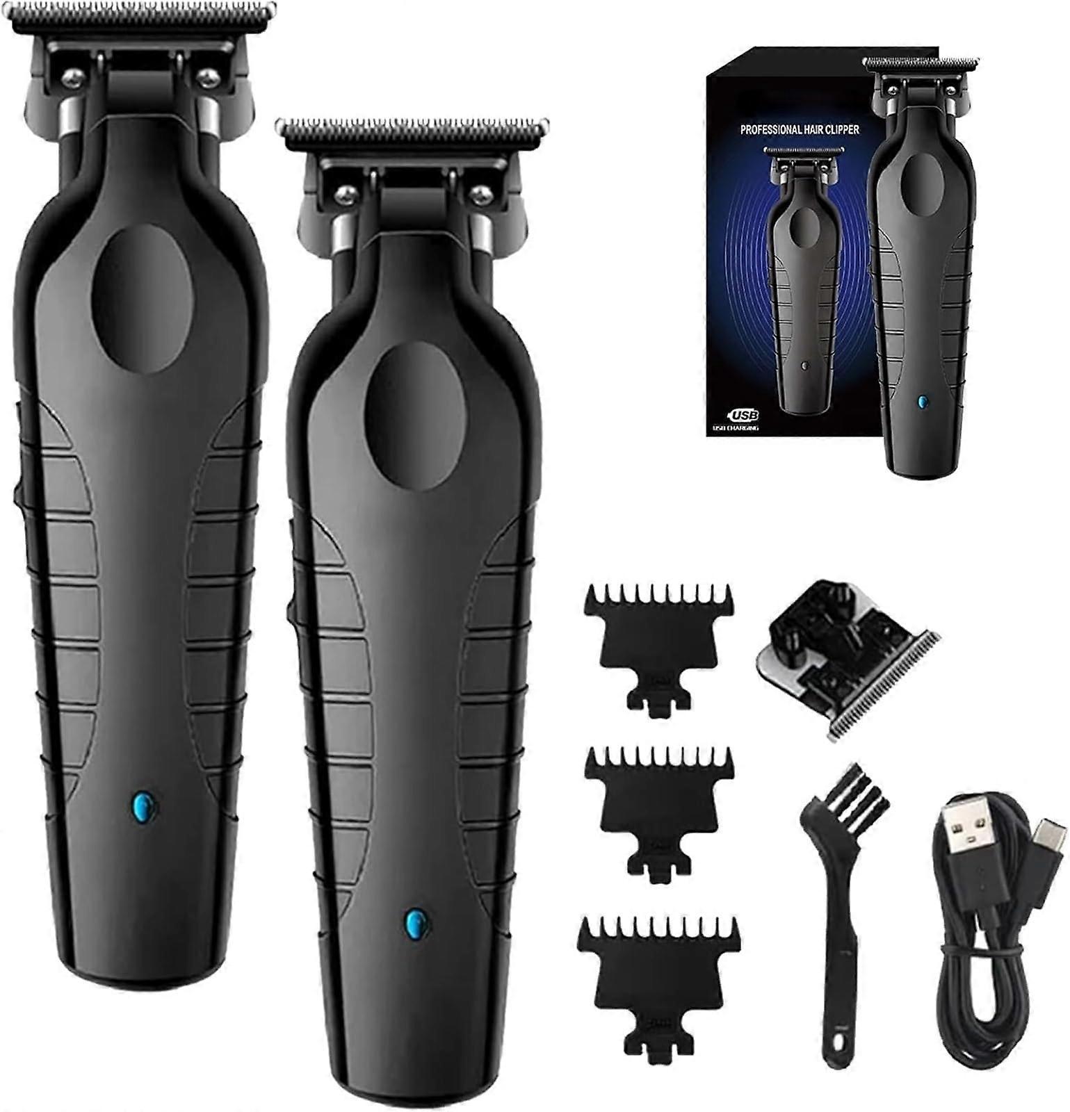 Cordless Hair Clipper with ZeroGap Precision Cutting, Titanium Blades, Low Noise USB Rechargeable