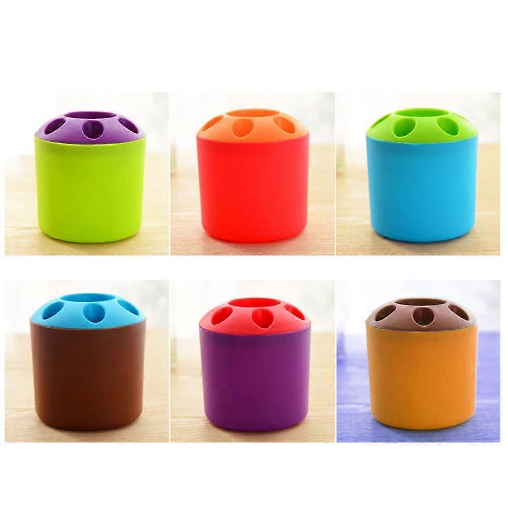 Toothbrush Holder Bathroom Organizer Stand for Storage Use Red