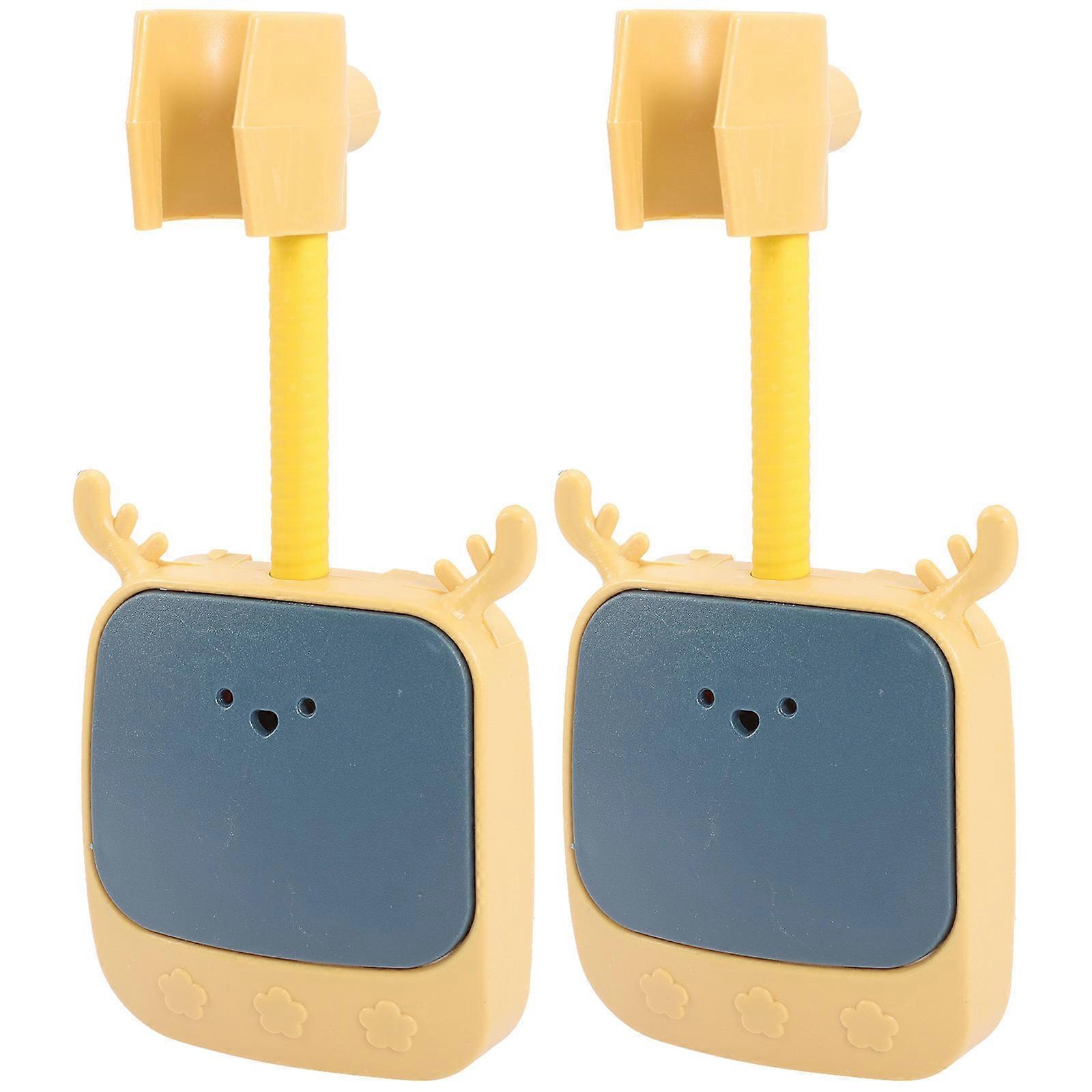 Shower Head Holder Wall Mount Adjustable for Handheld Shower Head 2Pcs