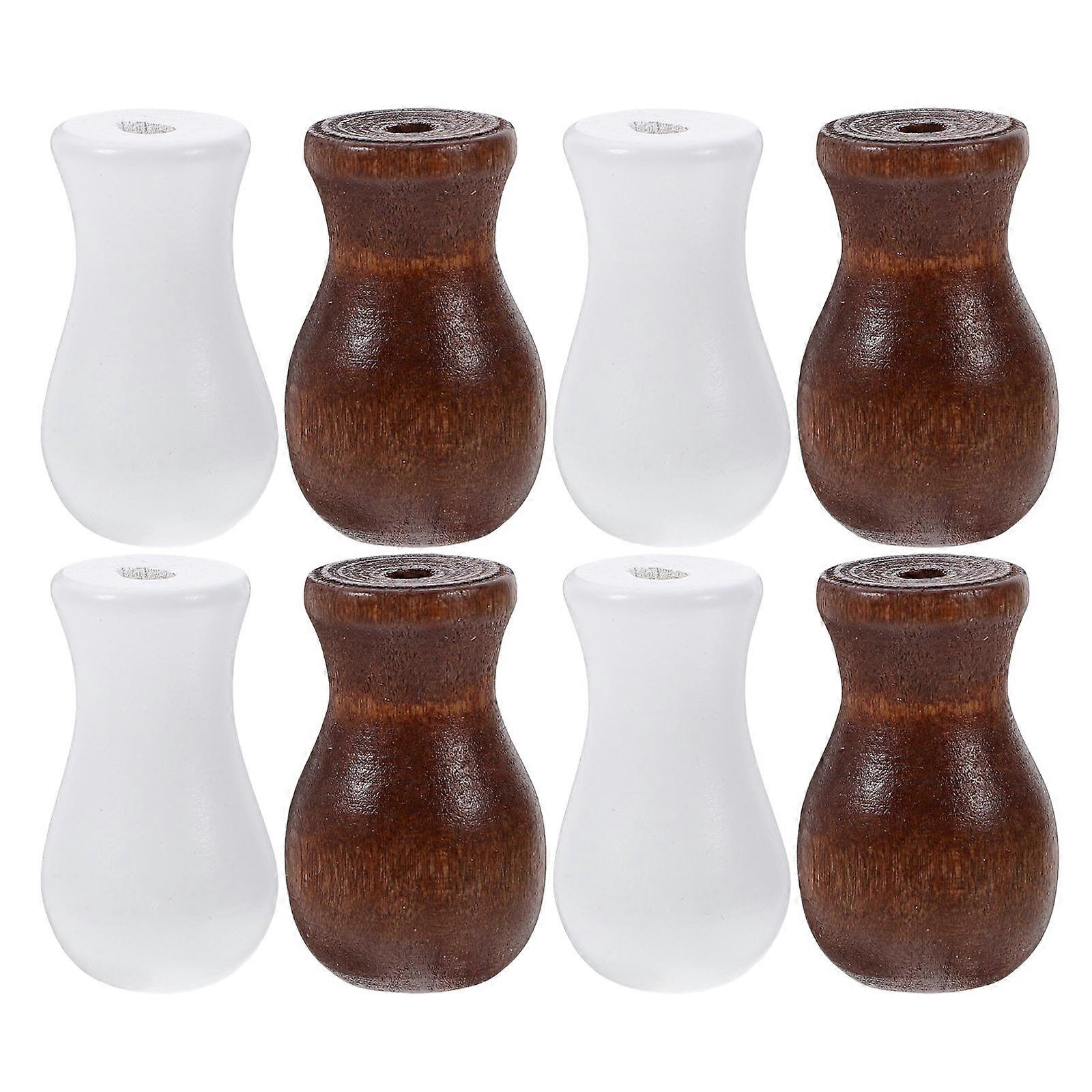 Wood Pull Cord Knob for Blinds Practical Cord Pull Ends 8Pcs Pack