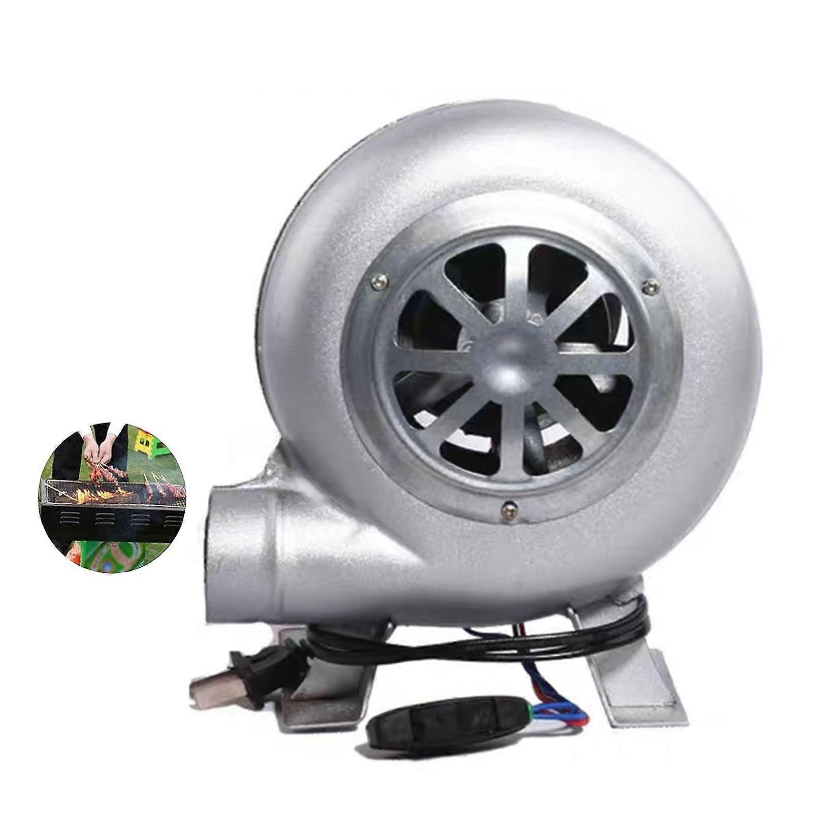 Electric BBQ Air Blower with Variable Speed, Energy Efficient Bounce House Pump, 60W Grill Starter