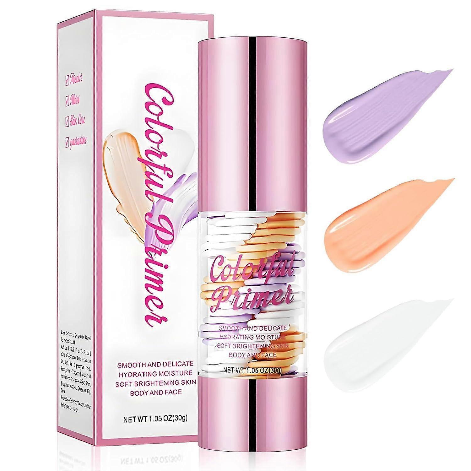 SPF50 Face Primer with TripleTone Color Correction, LongLasting Matte Hydrating Makeup Base