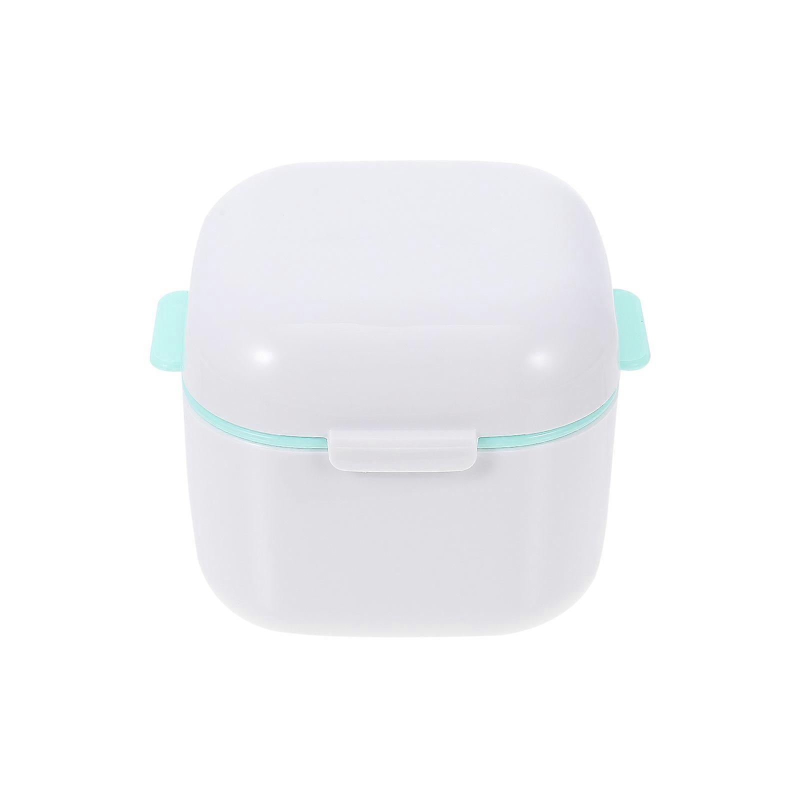 Retainer Storage Box for Protective Denture Case with Mouth Guard Case