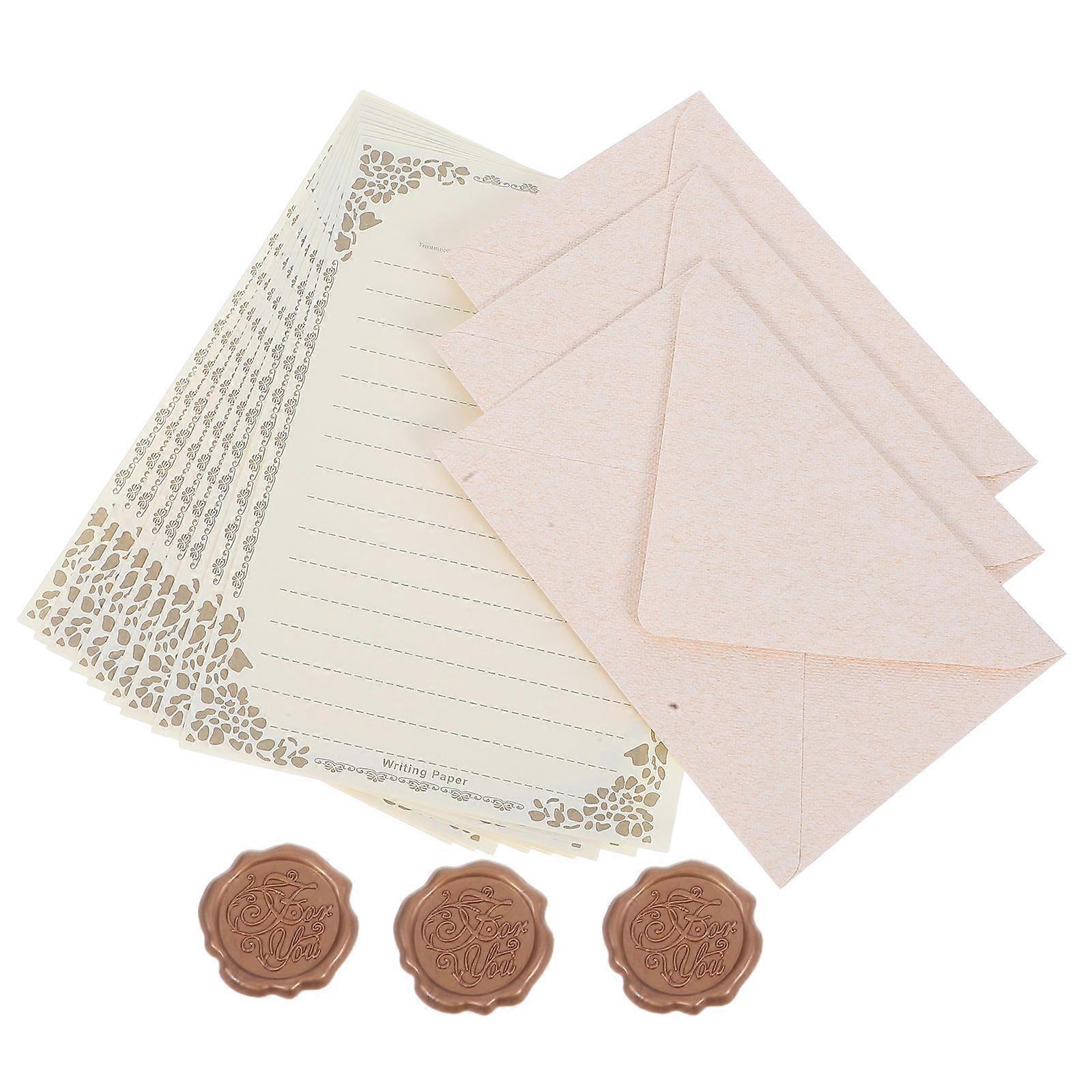 Assorted Color Paper and Envelopes for Greeting Cards 1Set
