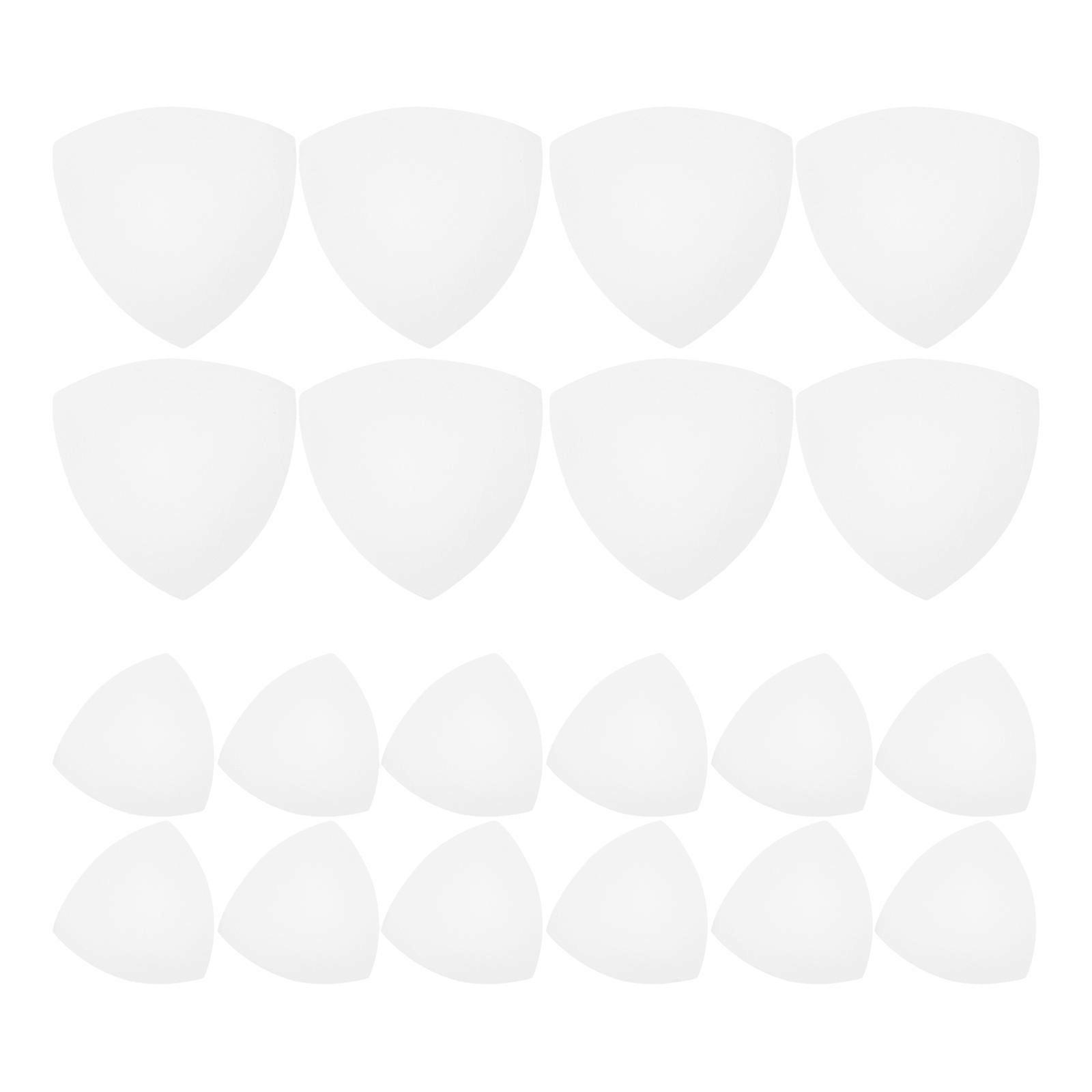 Bra Pads White Comfortable Sponge Inserts for Women 10Pairs Replacement Set