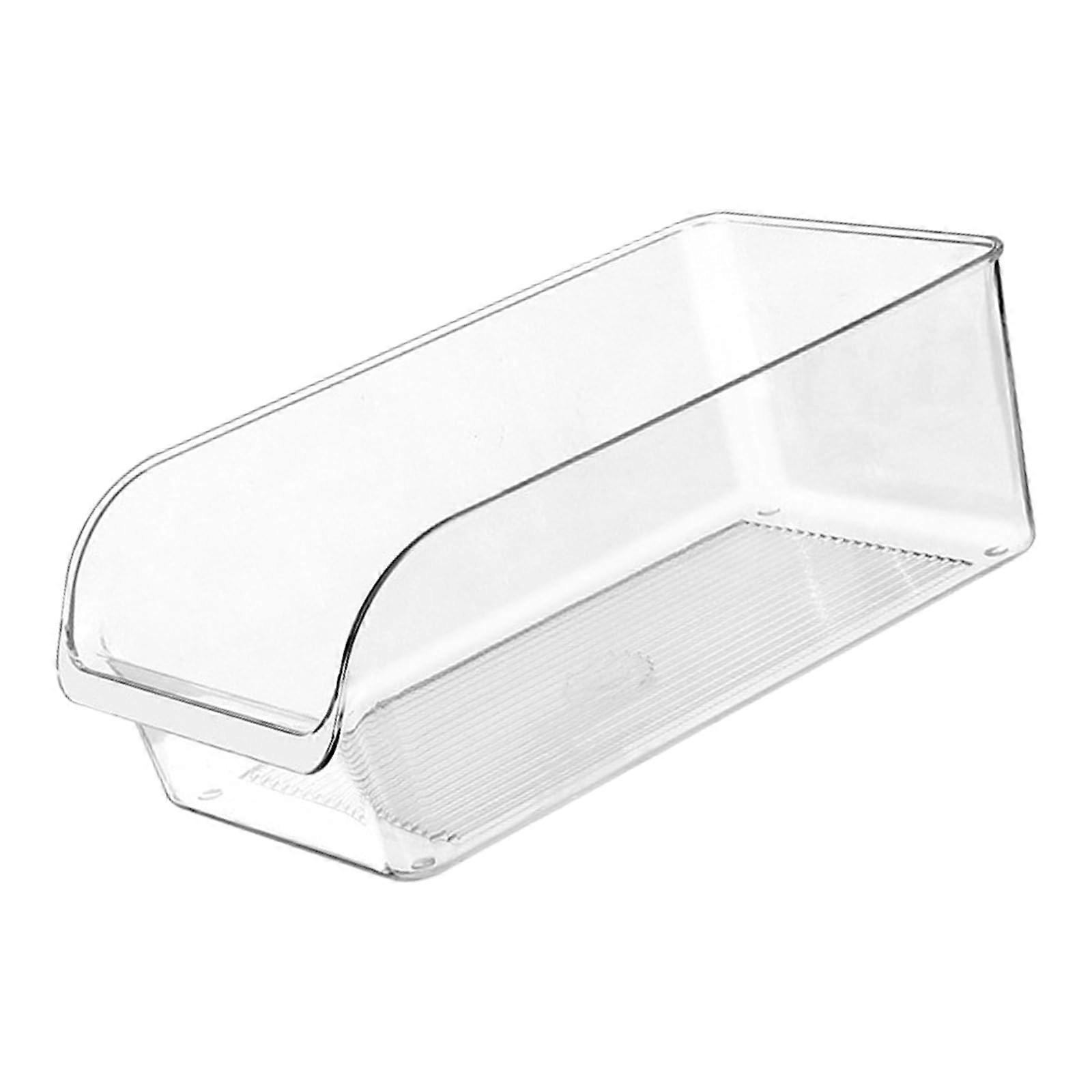 Fridge Organizer Clear Plastic Storage Bins for Freezer and Pantry Large Easy Access Design