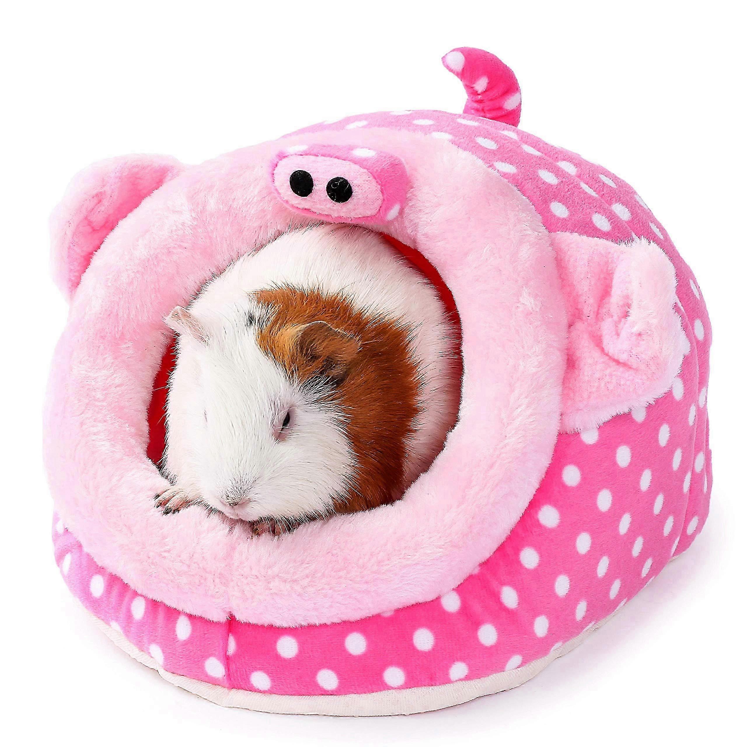 Small Animals Bed for Guinea Pig Washable Pig Shape