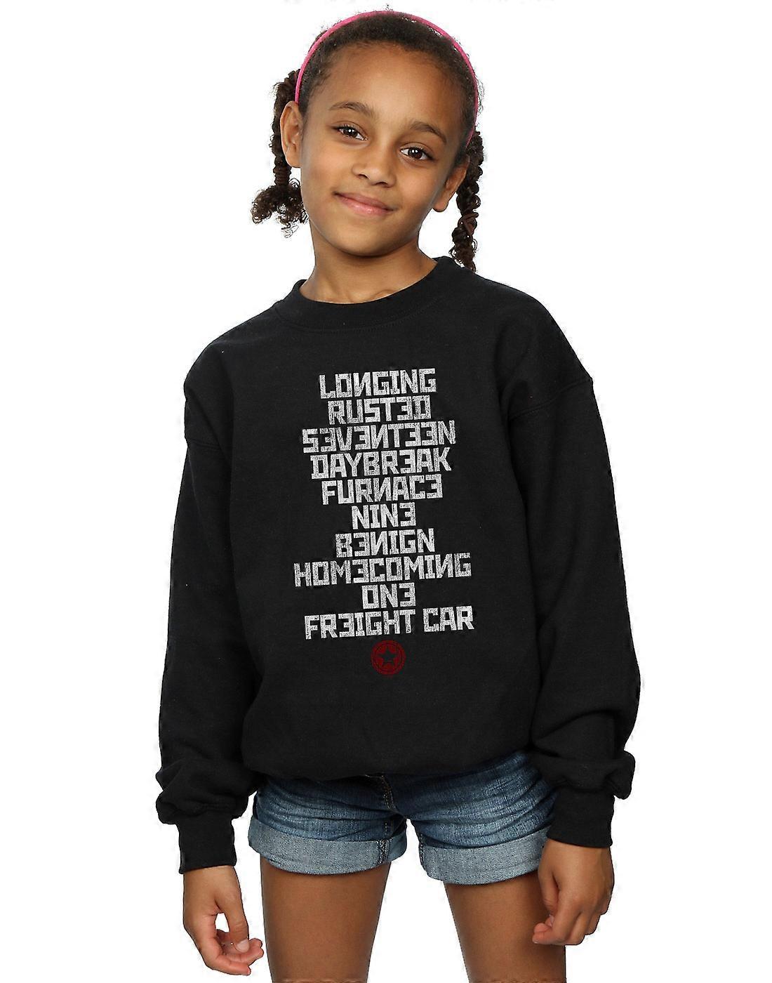 Marvel Girls Winter Soldier Trigger Words Sweatshirt