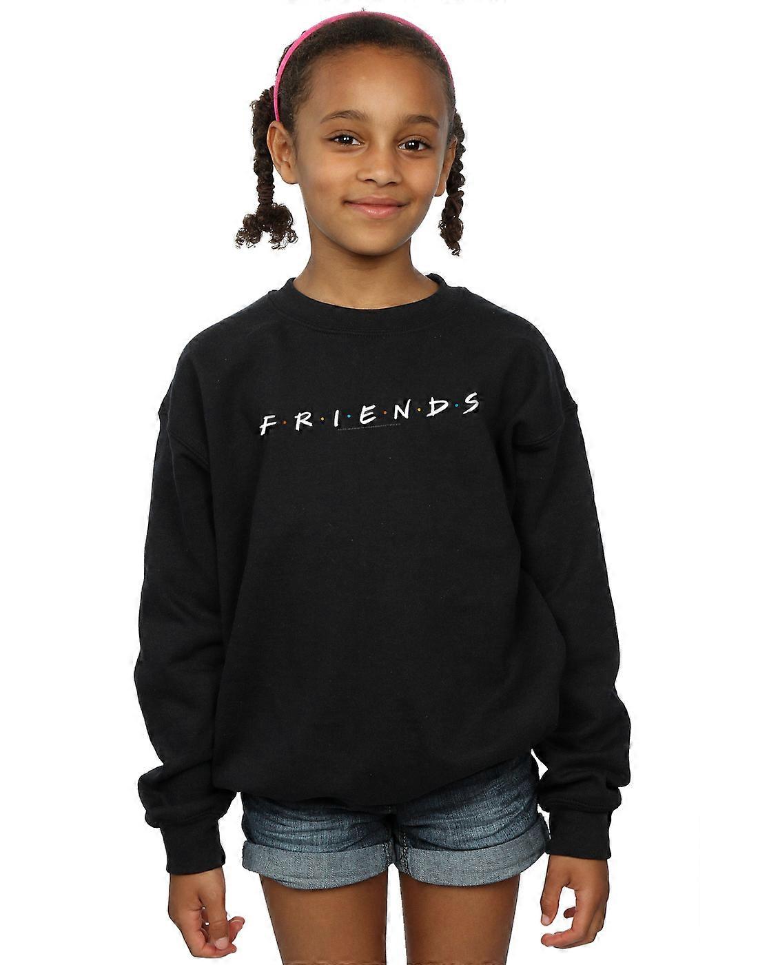 Amis filles texte Logo Sweatshirt
