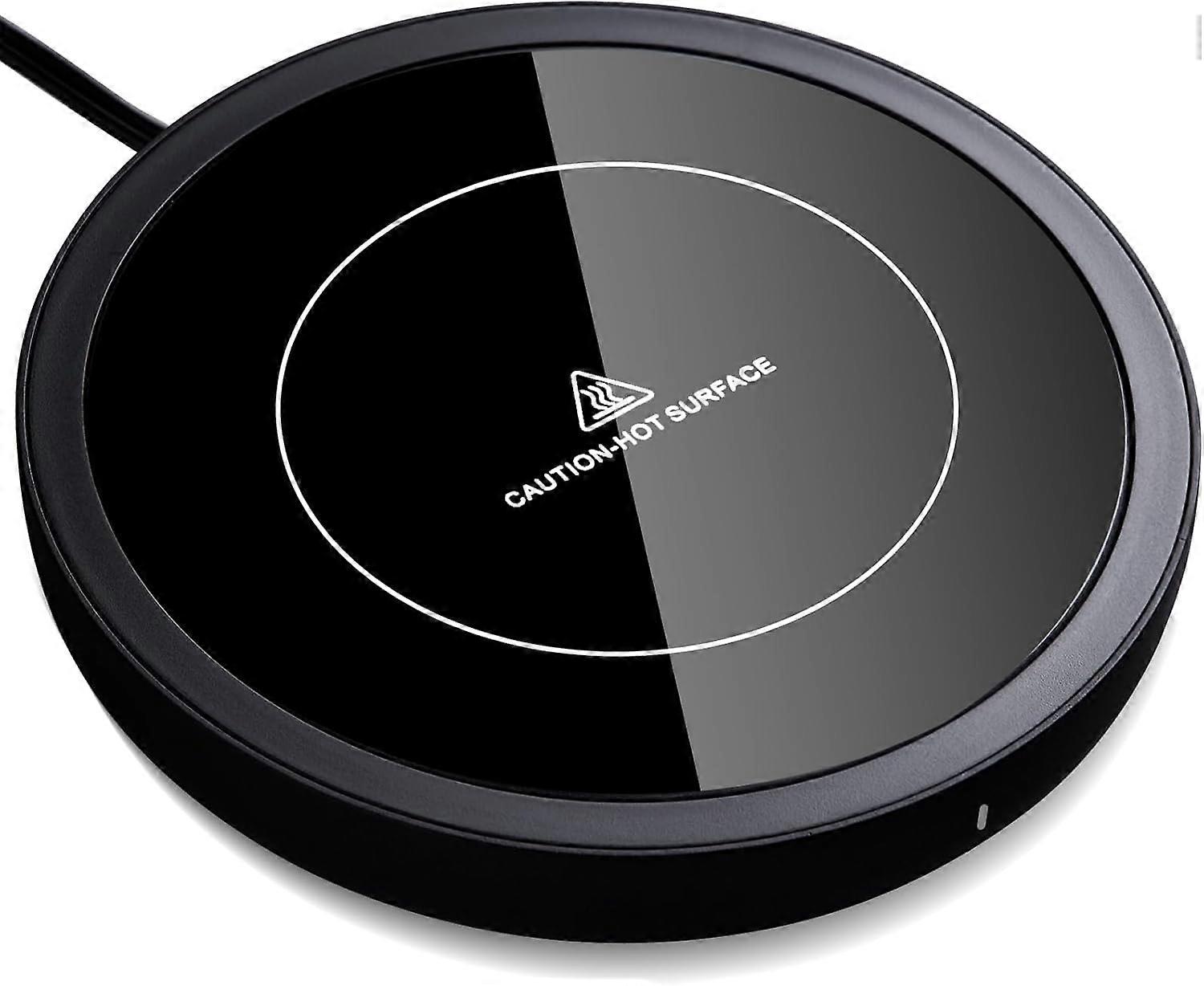 Coffee Mug Warmer with Auto Shut Off, Fast Heating, 4 Temp Settings, Large Panel for Desk Use