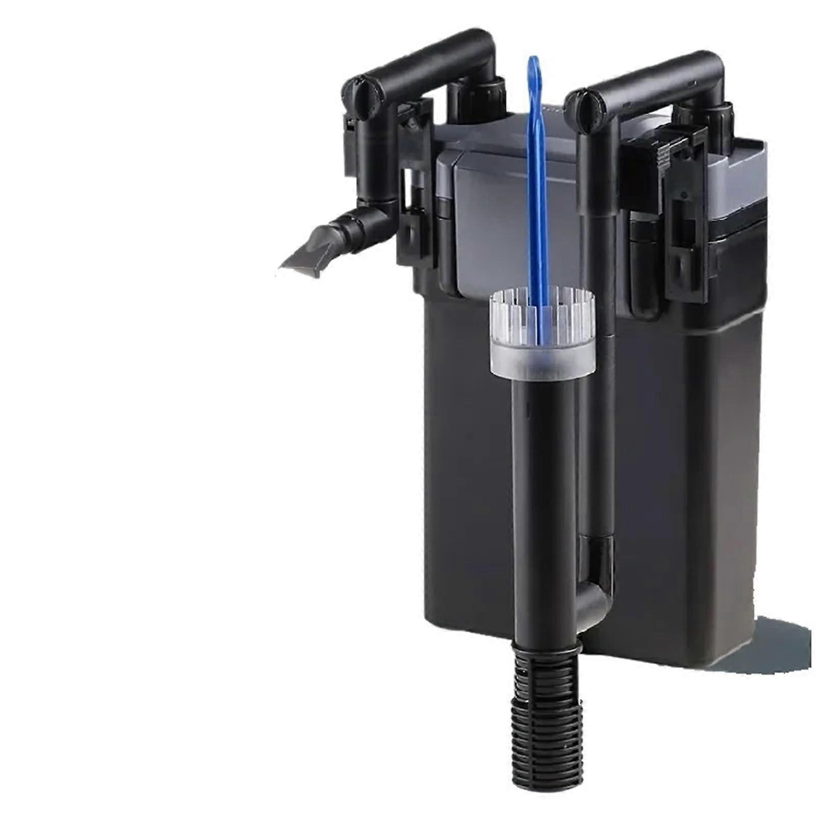 HBL801 Aquarium External Filter with AU Plug, WallMounted Fish Tank Filter Bucket, Quiet Circulation