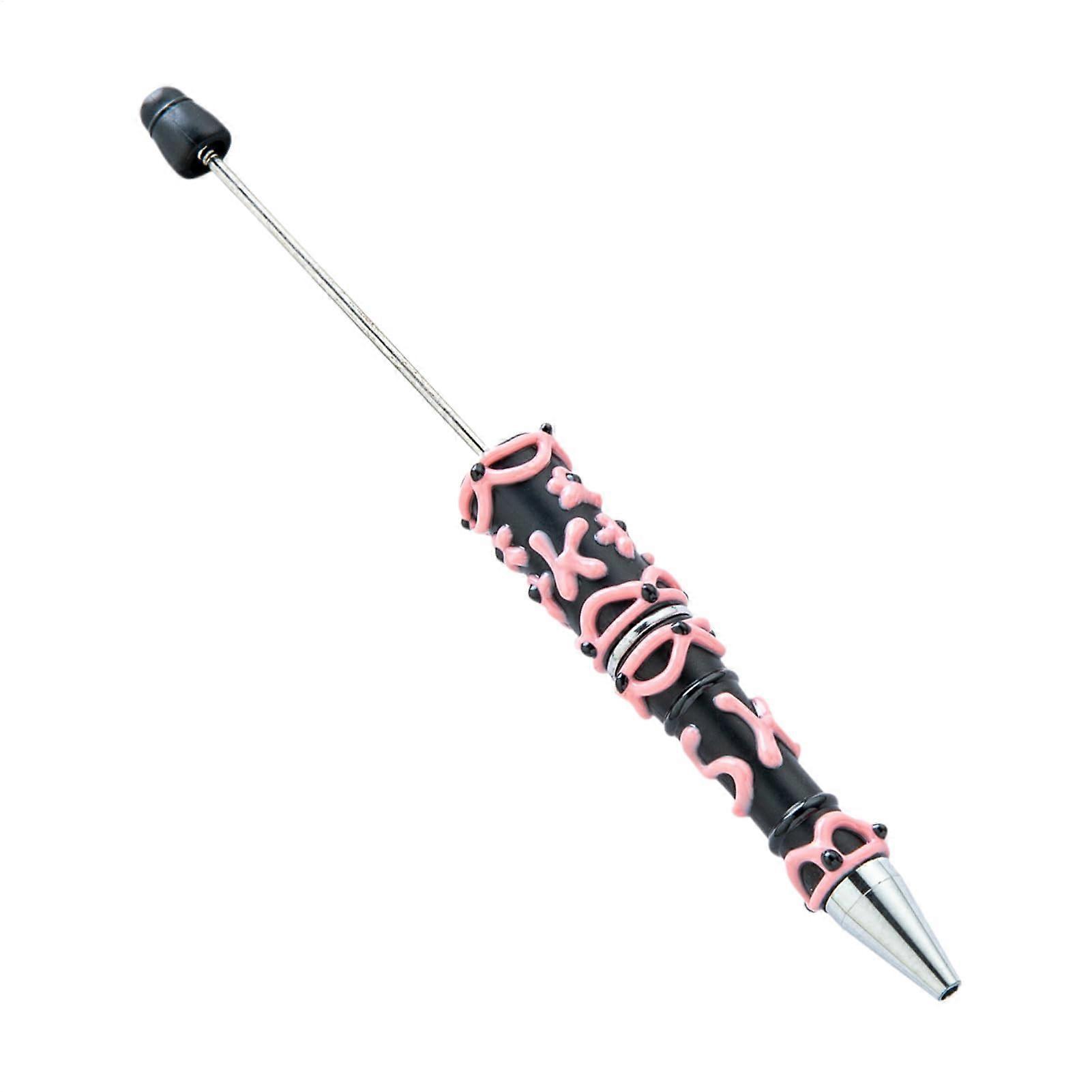 Beadable Bullet Journal Pen with Ergonomic Matte Grip, Gradient Design, QuickDry 0.7mm Tip