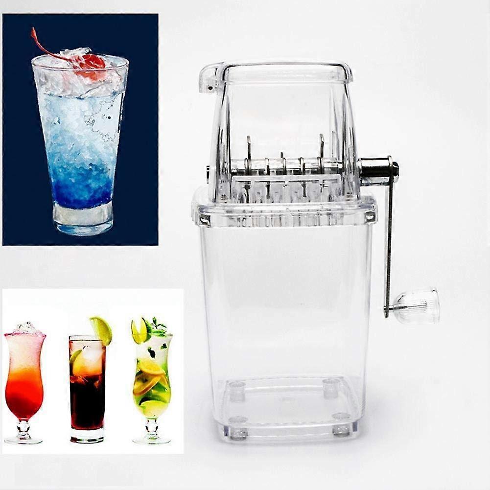Manual Ice Crusher and Shaver Easy Crushing Compact Size for Home Kitchen