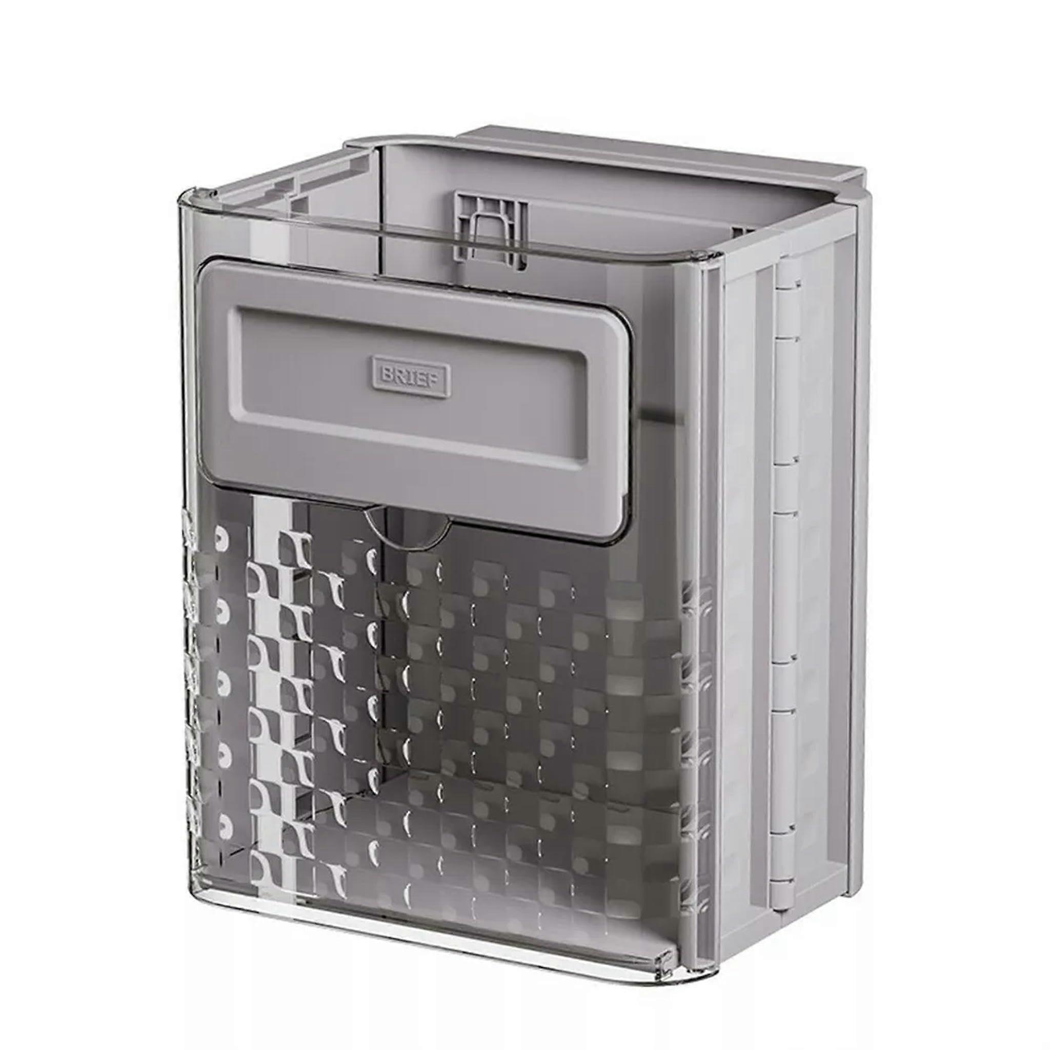 Hanging Kitchen Trash Can, Foldable Cabinet Door Garbage Bin, Small Durable Waste Container