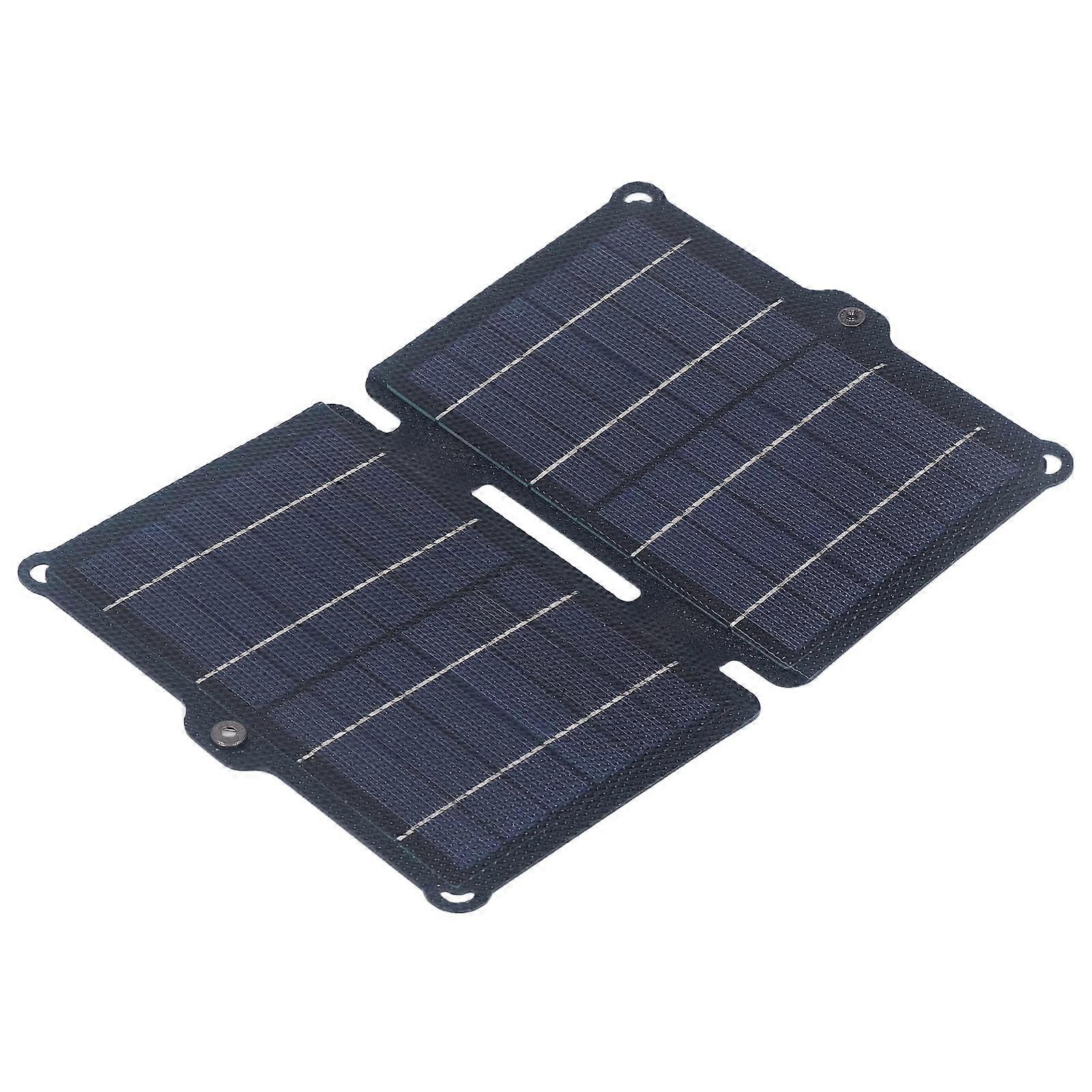 Portable Solar Charger 8W 5V 2A Foldable Panel for Fast USB Charging and Outdoor Camping