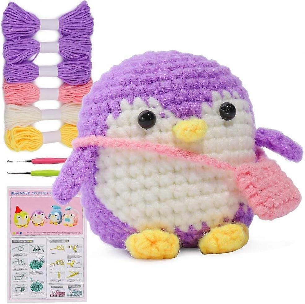 Crochet Hook Set Penguin for Beginners - Complete Crochet Starter Set[HK]