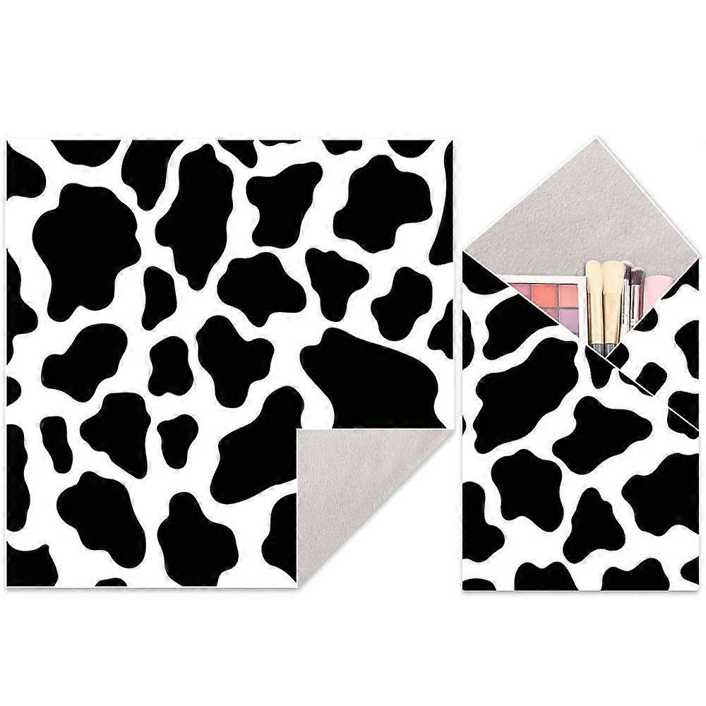 Square Polyester Self-Adhesive Magic Cloth Wrap Bags Cow 550x550mm