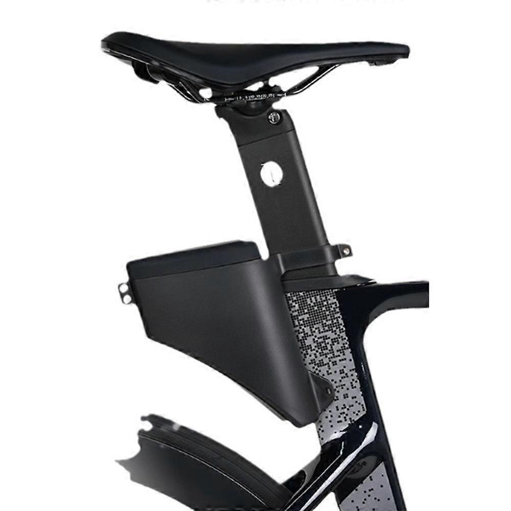 For JAVA Road Bike Hard Shell Tail Bag Waterproof Storage Saddle Mount Tool Kit Compatible - Black