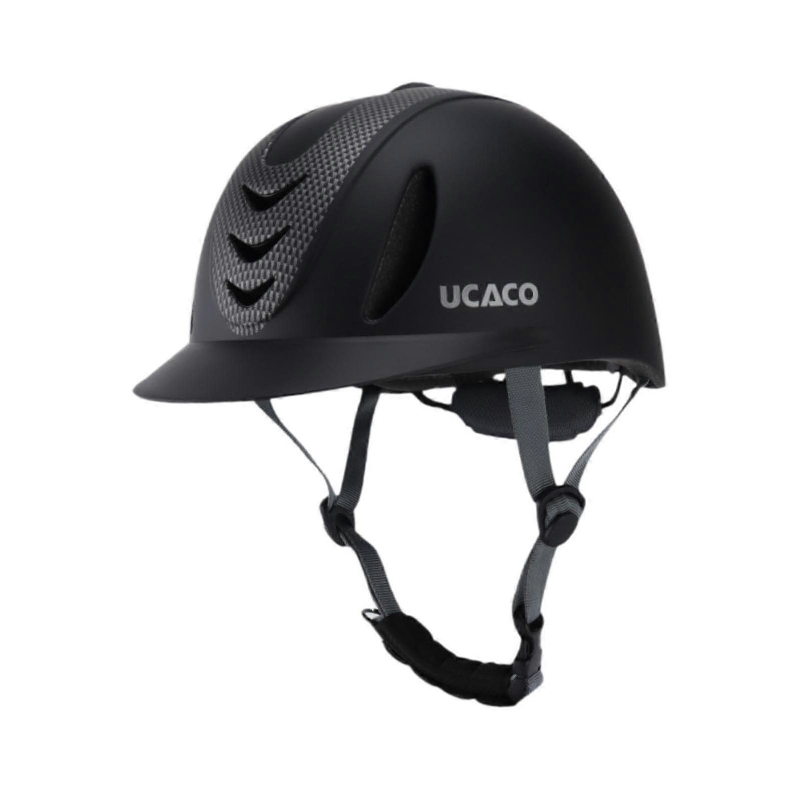 Horse Riding Helmet with Shockproof Hard Shell, Adjustable Fit, Ventilated Lightweight Design