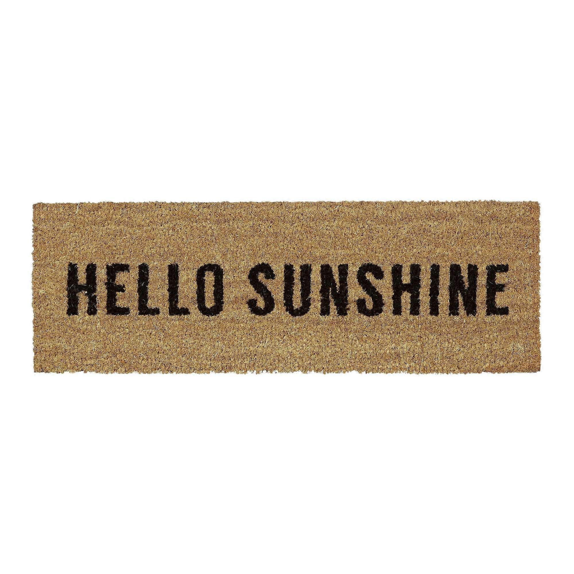 Dörrmatta kokosfiber "Hello Sunshine"