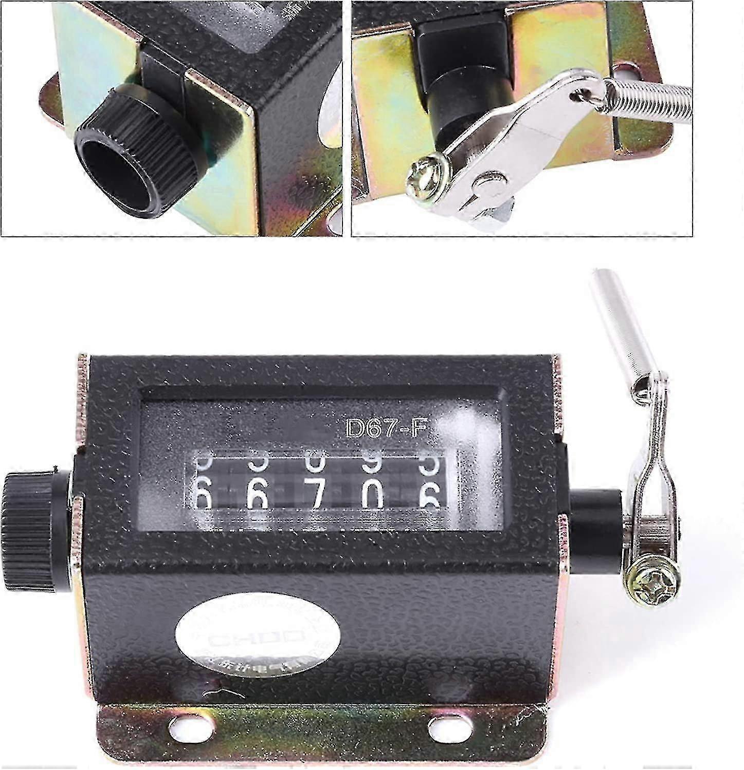 Manual Digit Counter Hand Clicker Mechanical Arithmometer