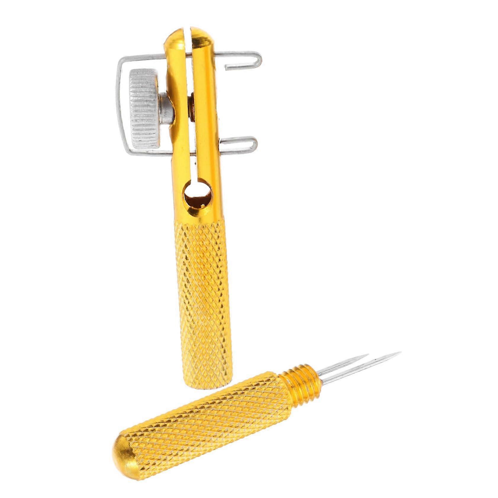 Fishing Knot Tying Tool with Quick Knot Tying and Hook Protection System for Easy Line Setup Random Color