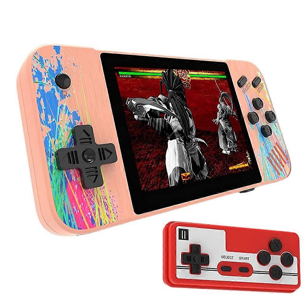 Retro Handheld Game Console with 800 Classic Games, 3.5' Screen, TV Output, TwoPlayer Support