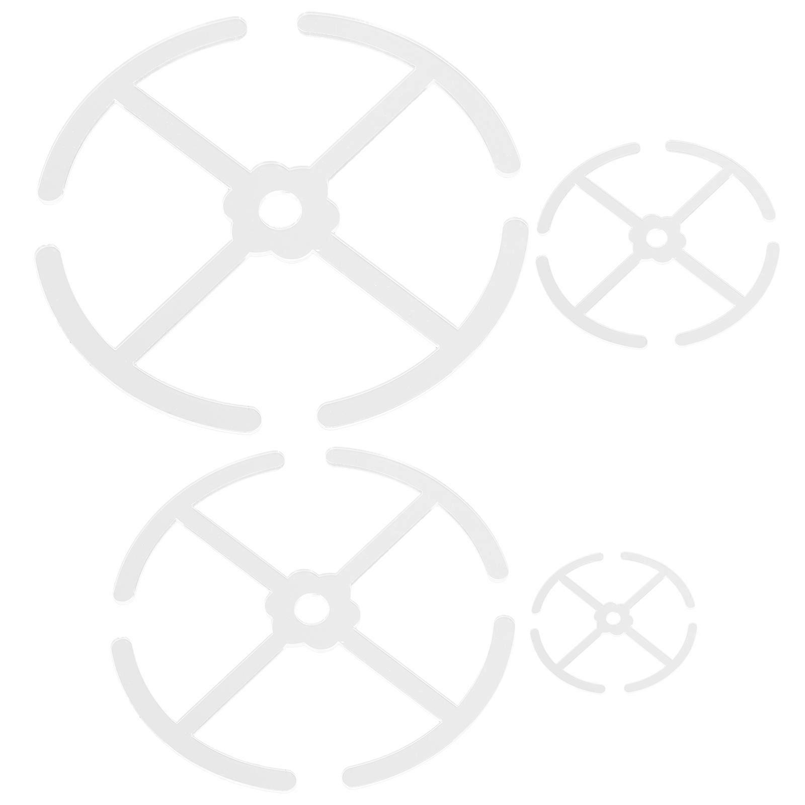 Indoor Plant Stem Support Acrylic Holder 4Pcs Transparent Set