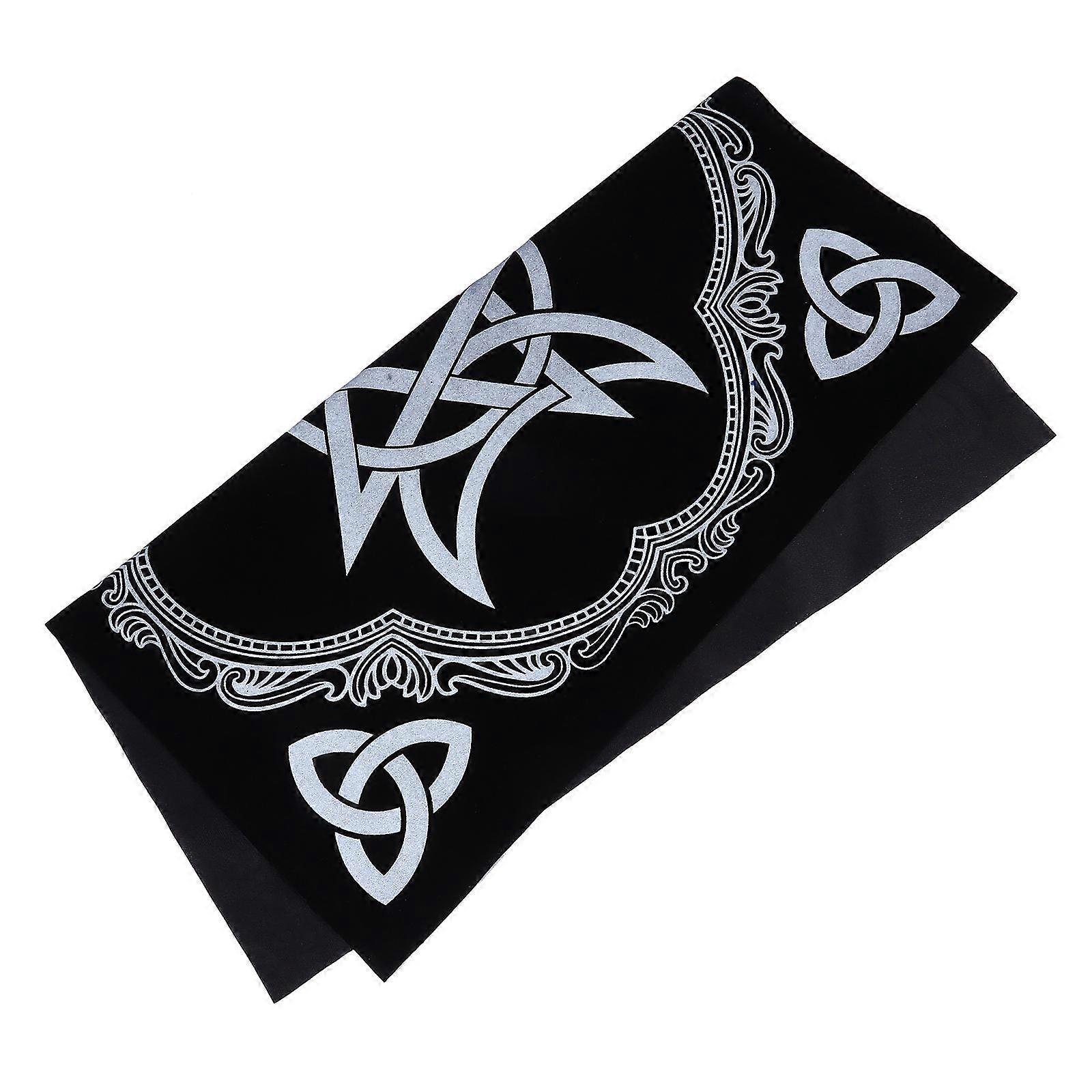 Tablecloth for Decoration 1Pcs Black Flannel Tarot Cloth