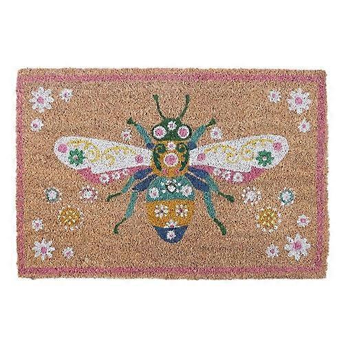Something Different Floral Bee Door Mat