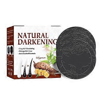 Shampoo Bar for Dry Damaged Hair with Gentle Frizz Control, Color Safe Solid Shampoo, 3pcs